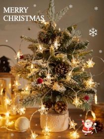 Christmas Star String Lights Atmosphere Lights, Light Up The Dream Festival, Create A Beautiful Atmosphere, Illuminate The Romantic Festival, Cre (Option: 1PC)